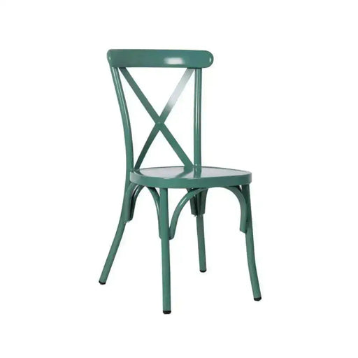 Alfresco Aluminium Dining Chair Green JJ Crown Design