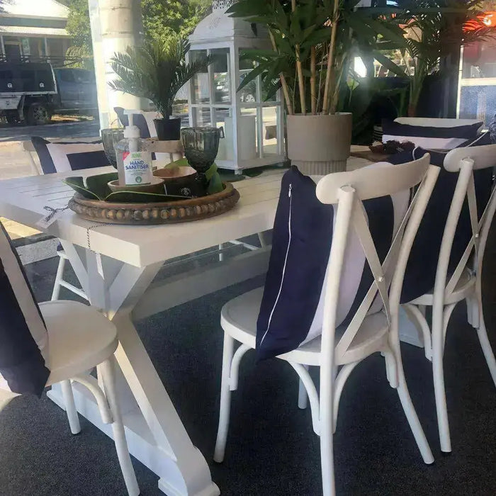Alfresco Aluminium Dining Table JJ Crown Design