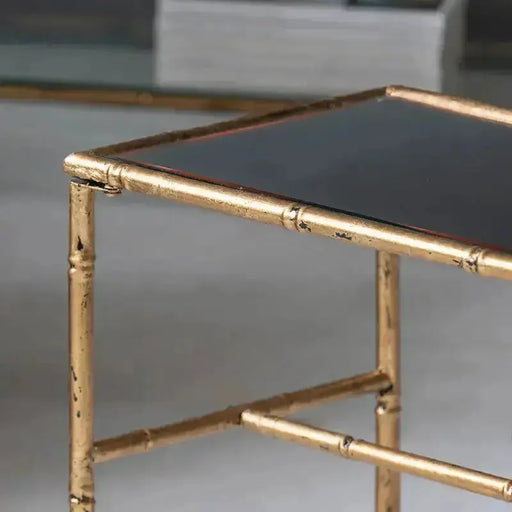 Antique Gold Coffee Table JJ Crown Design
