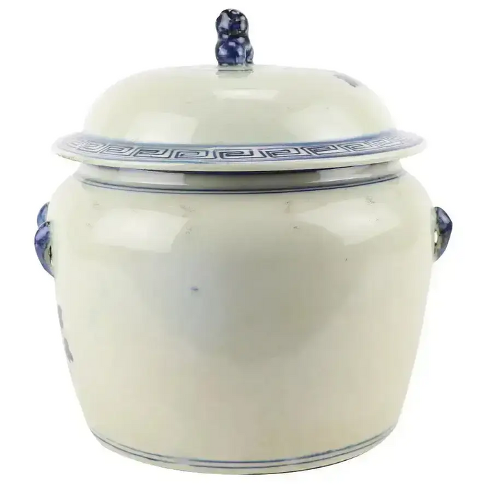 Blue and White Ginger Jar 25cm High JJ Crown Design