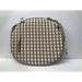 Dining Chair Cushion Beige and White Check JJ Crown Design