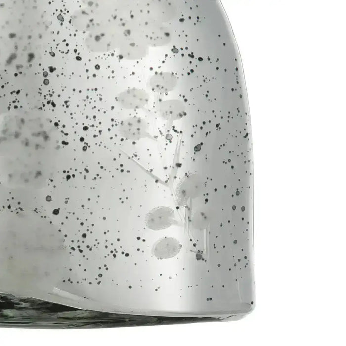 Glass Bottle with Lid JJ Crown Design