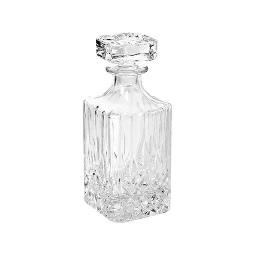 Glass Decanter Etched Pure Homewares