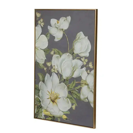 Magnolia Print Framed on Canvas JJ Crown Design