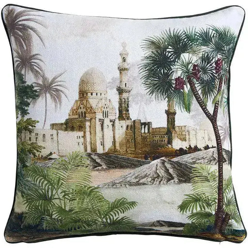 Paloma Green Casablanca Jungle Cushion 50 x 50cm Paloma Living